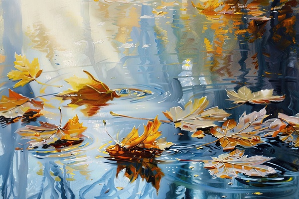 Autumn Reflections NZ92W3 50 by Abstract Rebellion