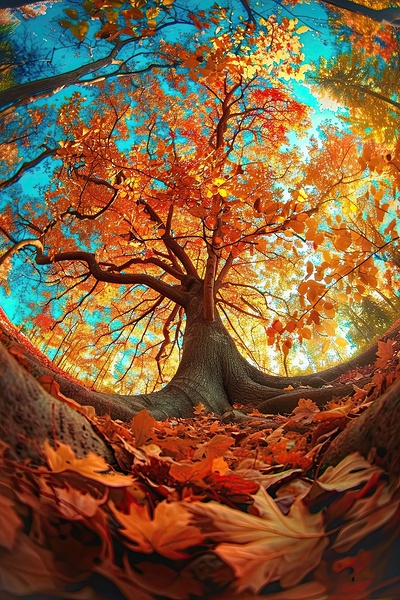 Autumn Embrace H92P3N 45 by Abstract Rebellion