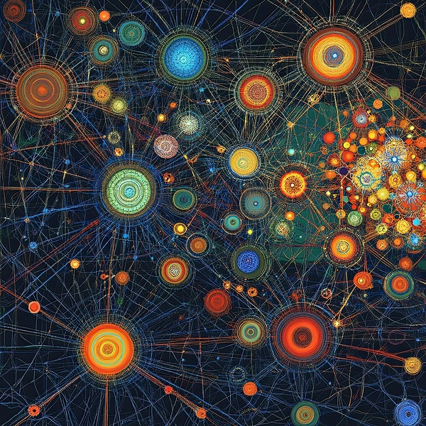 Cosmic Web Connections 7P9DN2 62 by Abstract Rebellion