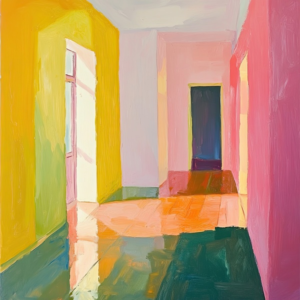 Chromatic Hallway NV93H2 55 Print
