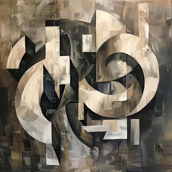 Abstract Forms Intertwined H2N9P2 59 by Abstract Rebellion