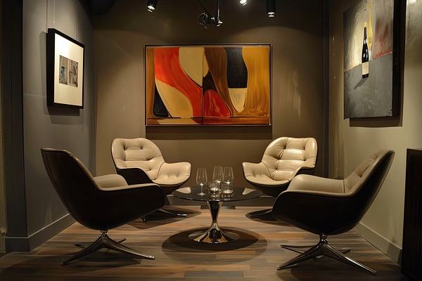 Abstract Forms Dance 7892B 45 Print