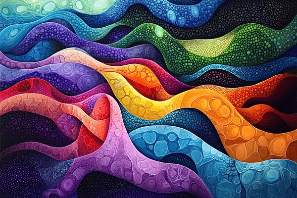 Chromatic Currents H3N9B2 60 Print