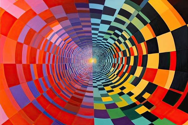 Chromatic Vortex Journey H92PNZ 64 by Abstract Rebellion