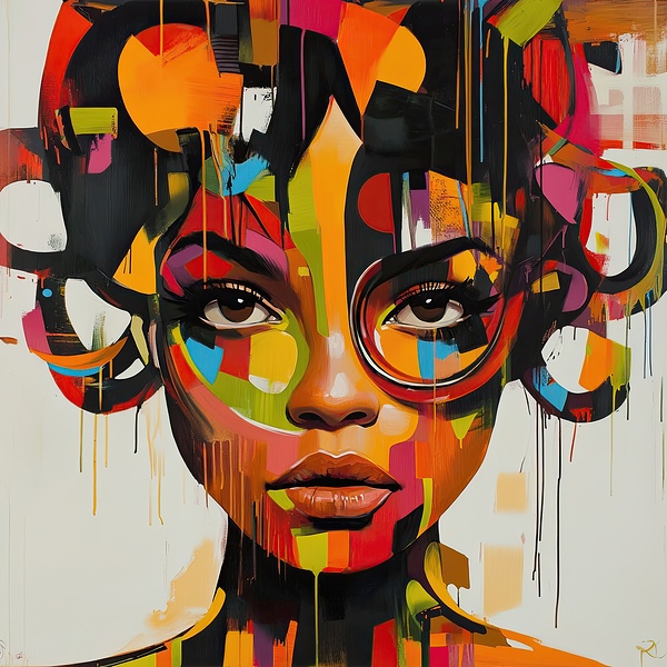 Chromatic Fusion Face H9P4N2 60 Print