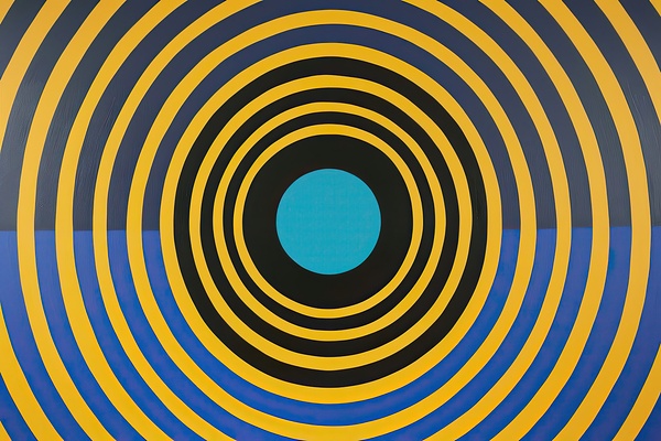 Azure Pulse Within Rings H29N3Z 48 by Abstract Rebellion