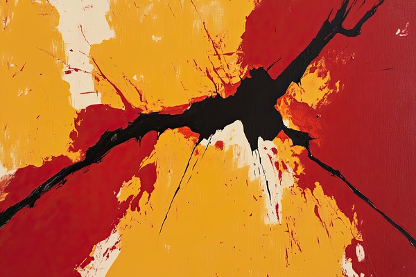 Crimson Chasm Y39Z5J 55 by Abstract Rebellion
