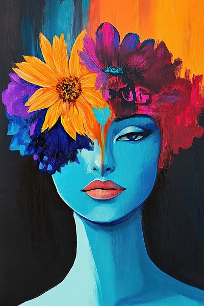 Azure Bloom 79HNP2 57 by Abstract Rebellion