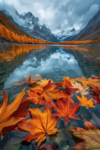 Autumn Reflections 7H9N2P 66 by Abstract Rebellion