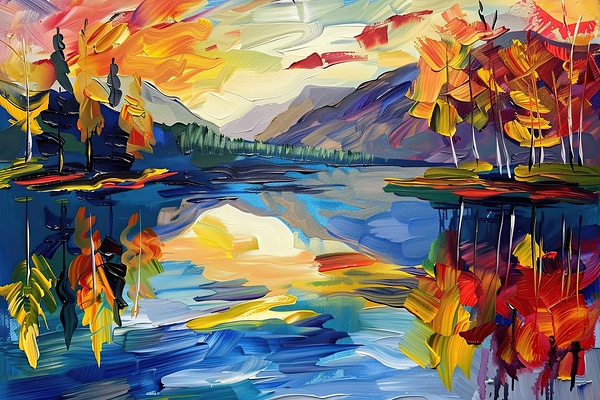 Autumn Reflections 8921HJ 48 by Abstract Rebellion