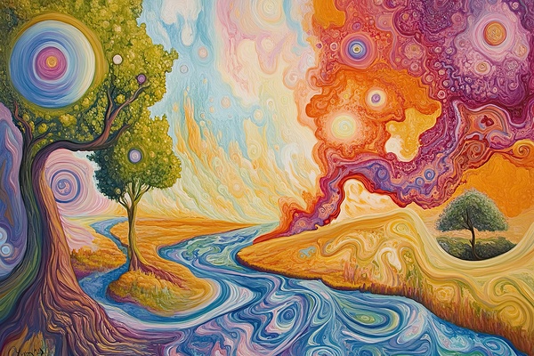 Chromatic River Flows H9P4N2 60 by Abstract Rebellion