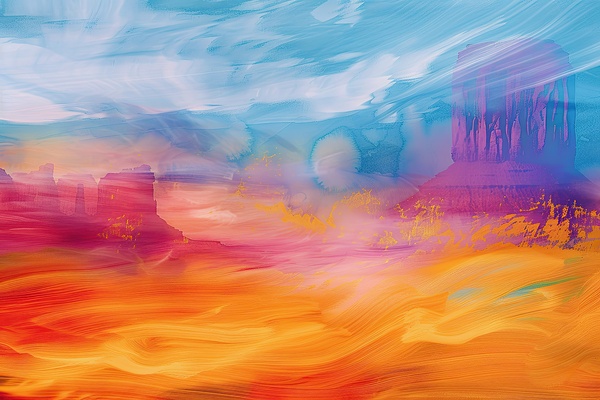 Desert Mirage Glowing H7C9N 60 Print