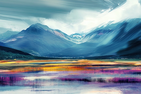 Chromatic Valley Echoes H2N9P2 55 by Abstract Rebellion