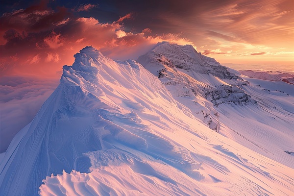 Alpine Glow Summit Y29H7N 45 by Abstract Rebellion