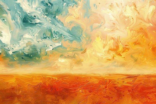 Celestial Desert Glow H92N5Z 50 Print