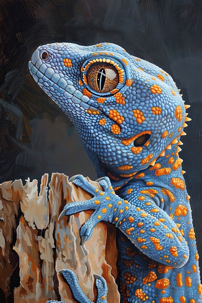 Azure Gecko Vigil 8294H 46 by Abstract Rebellion