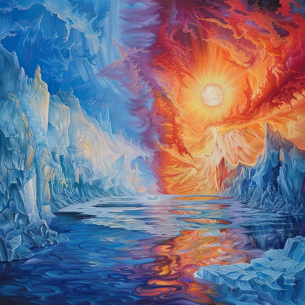 Chromatic Ice Scapes H2NJPZ 55 Print