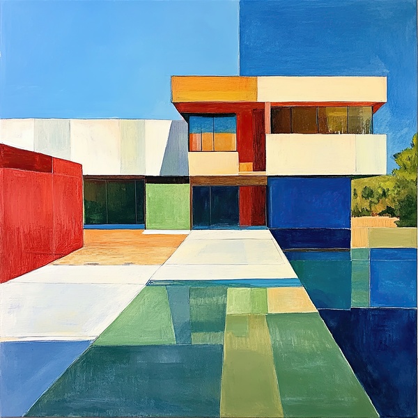 Azure Pool Reflections 7H3N2Z 55 by Abstract Rebellion