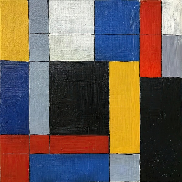 Color Block Study 48H9N 53 by Abstract Rebellion