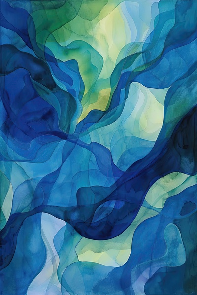 Azure Currents Flow 2H9N7Z 51 by Abstract Rebellion