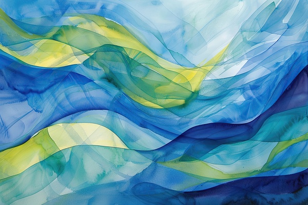 Azure Currents Flow 2Y9P3H 55 by Abstract Rebellion