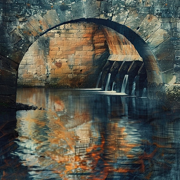 Beneath Stone Arch 28H9N4 65 by Abstract Rebellion
