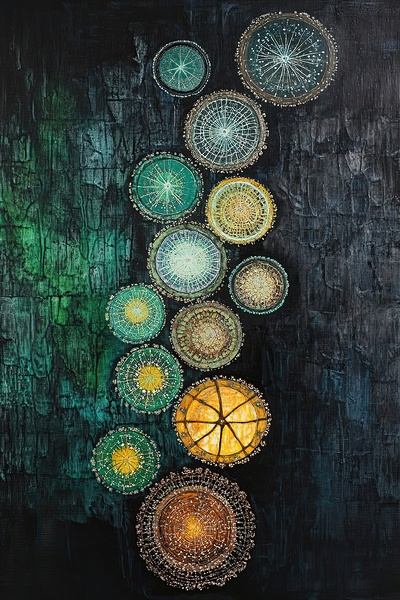 Celestial Orbs Ascend 7H2N9P 60 by Abstract Rebellion