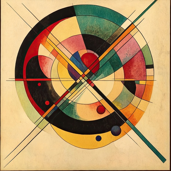 Circular Composition K529HJ 65 Print