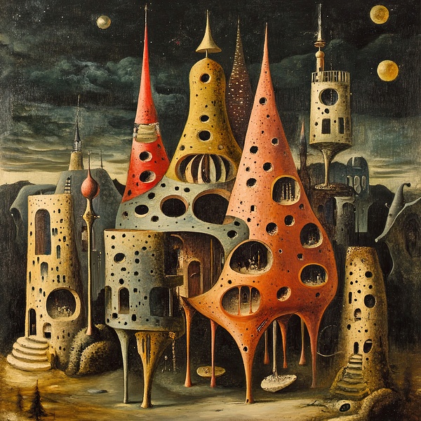 Celestial Cityscapes Y92H7N 60 Print