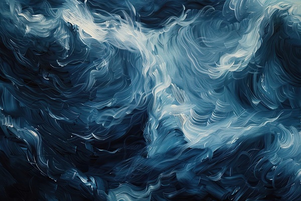 Azure Depths NH3957 55 by Abstract Rebellion