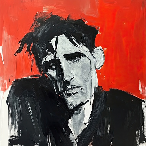 Crimson Contemplation P23K9N 52 Print