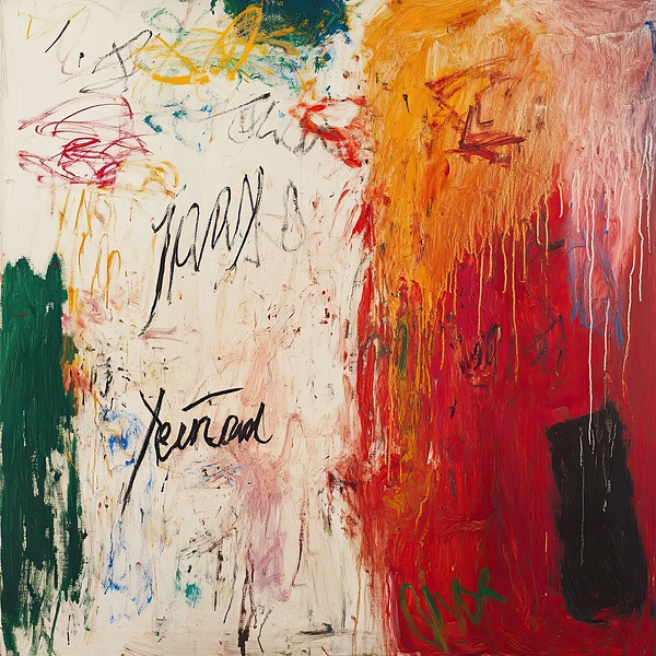 Chromatic Scribbles H2NJP3 48 by Abstract Rebellion