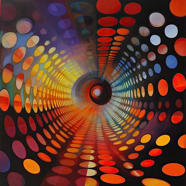 Chromatic Vortex Journey H9P4N2 64 by Abstract Rebellion
