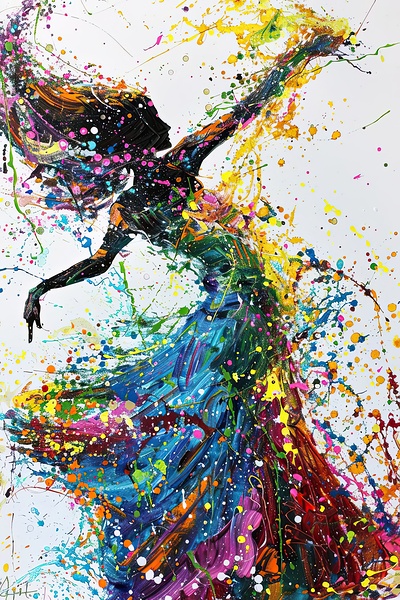Chromatic Dance Fusion 8H3N2Z 63 Print