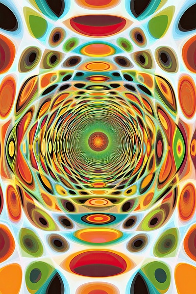 Chromatic Vortex Journey H3N2P9 50 by Abstract Rebellion