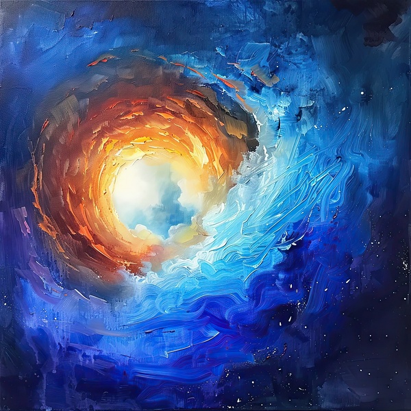Cosmic Genesis Vortex H3N9P2 63 by Abstract Rebellion