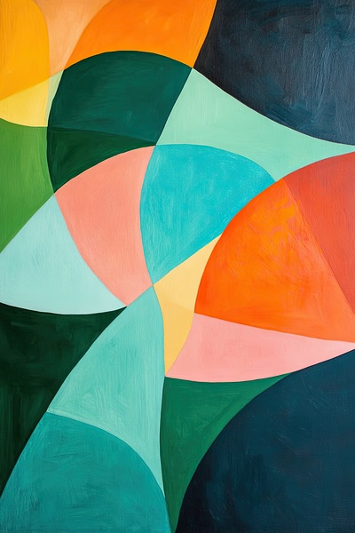 Chromatic Interplay H3N9P2 55 Print