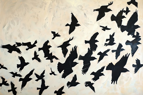 Ascent of Ravens 7P3H9N 45 Print