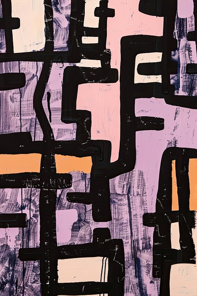 Abstract Intersections 8H29NP 45 Print