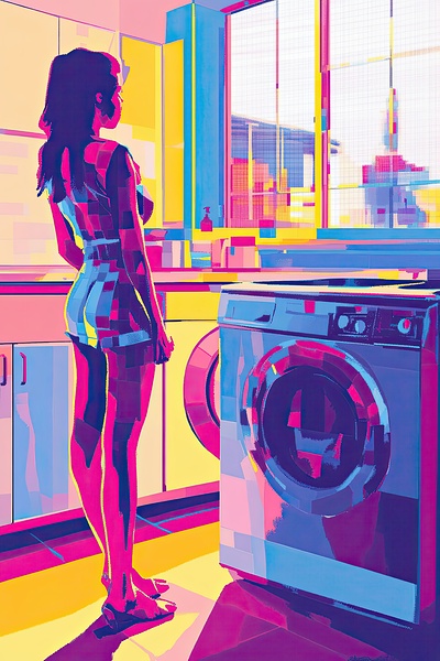 Chromatic Laundry Day H3N5B2 47 Print