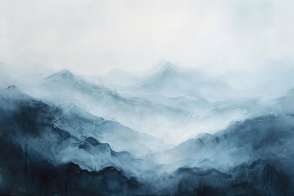 Azure Mountain Myst 5H2N9J 48 by Abstract Rebellion