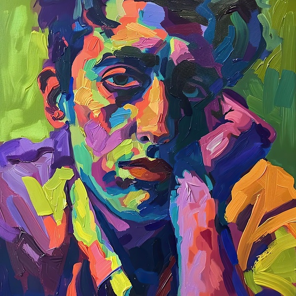 Contemplative Gaze Y59H2N 60 Print