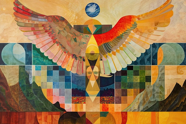 Celestial Avian Vision 7294HB 45 by Abstract Rebellion