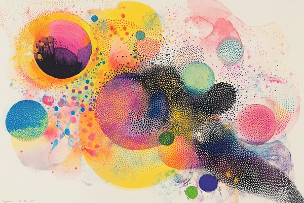 Cosmic Chromatic Dance 2P9H7N 63 by Abstract Rebellion