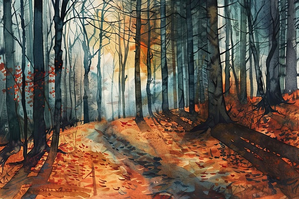 Autumnal Reverie H729P4 45 Print