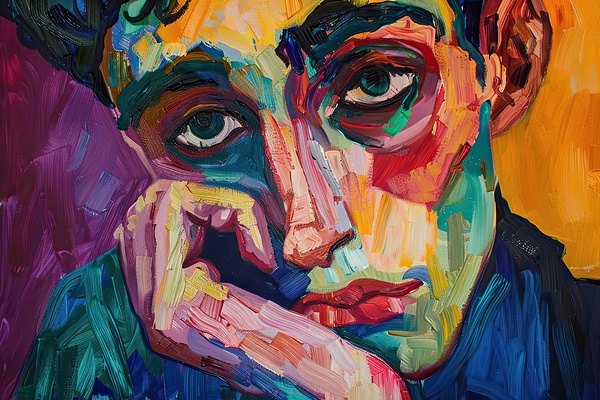 Contemplative Gaze Y59H2N 62 Print