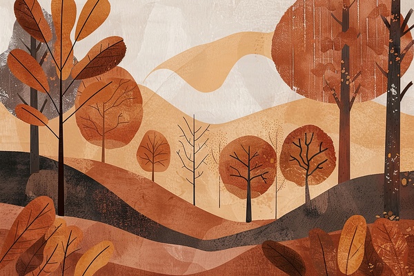 Autumn Whispers 7H3N2B 45 Print