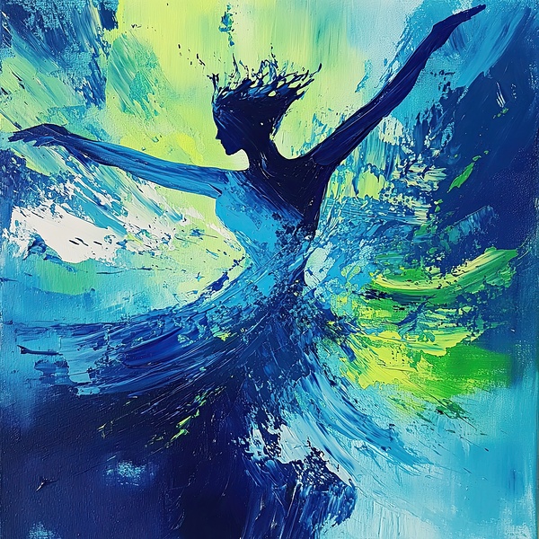 Azure Dance Fusion Y5H9N2 63 Print