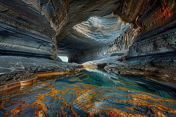 Cavern of Whispers H2N9P2 69 by Abstract Rebellion
