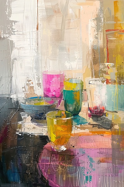 Chromatic Still Life H2N9P2 58 by Abstract Rebellion